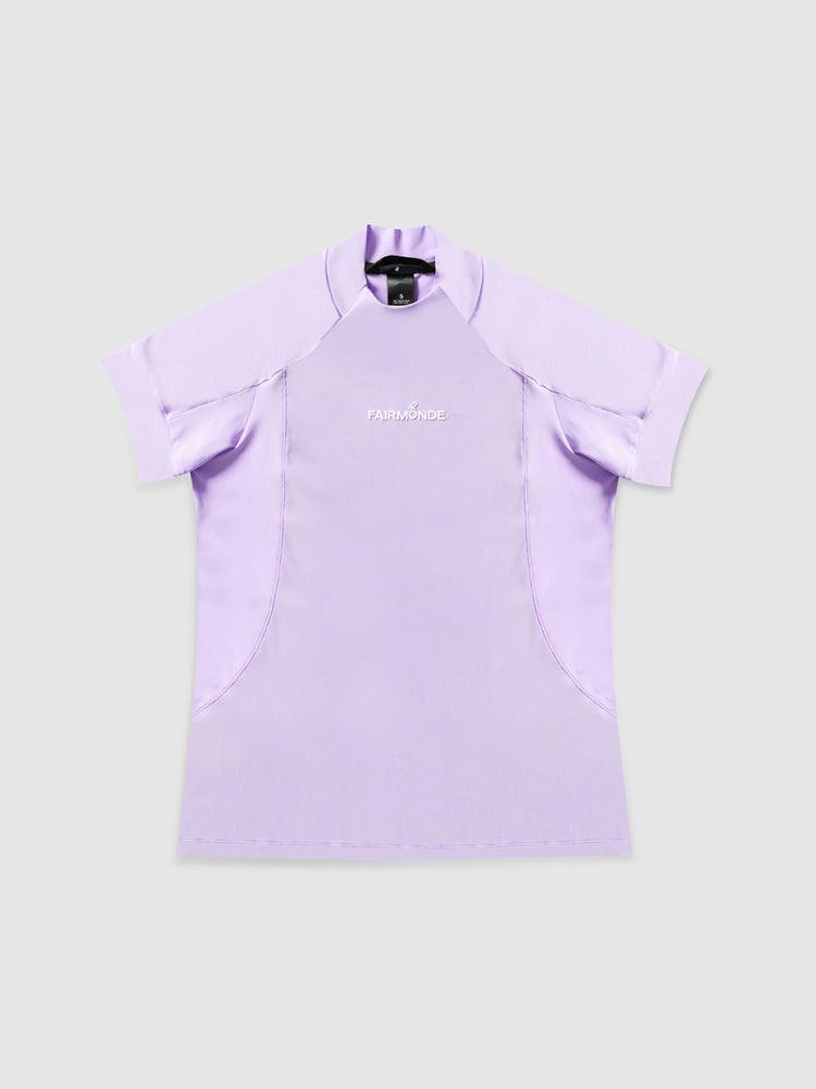 Active Fit Mock Neck Tee - Bloom Purple